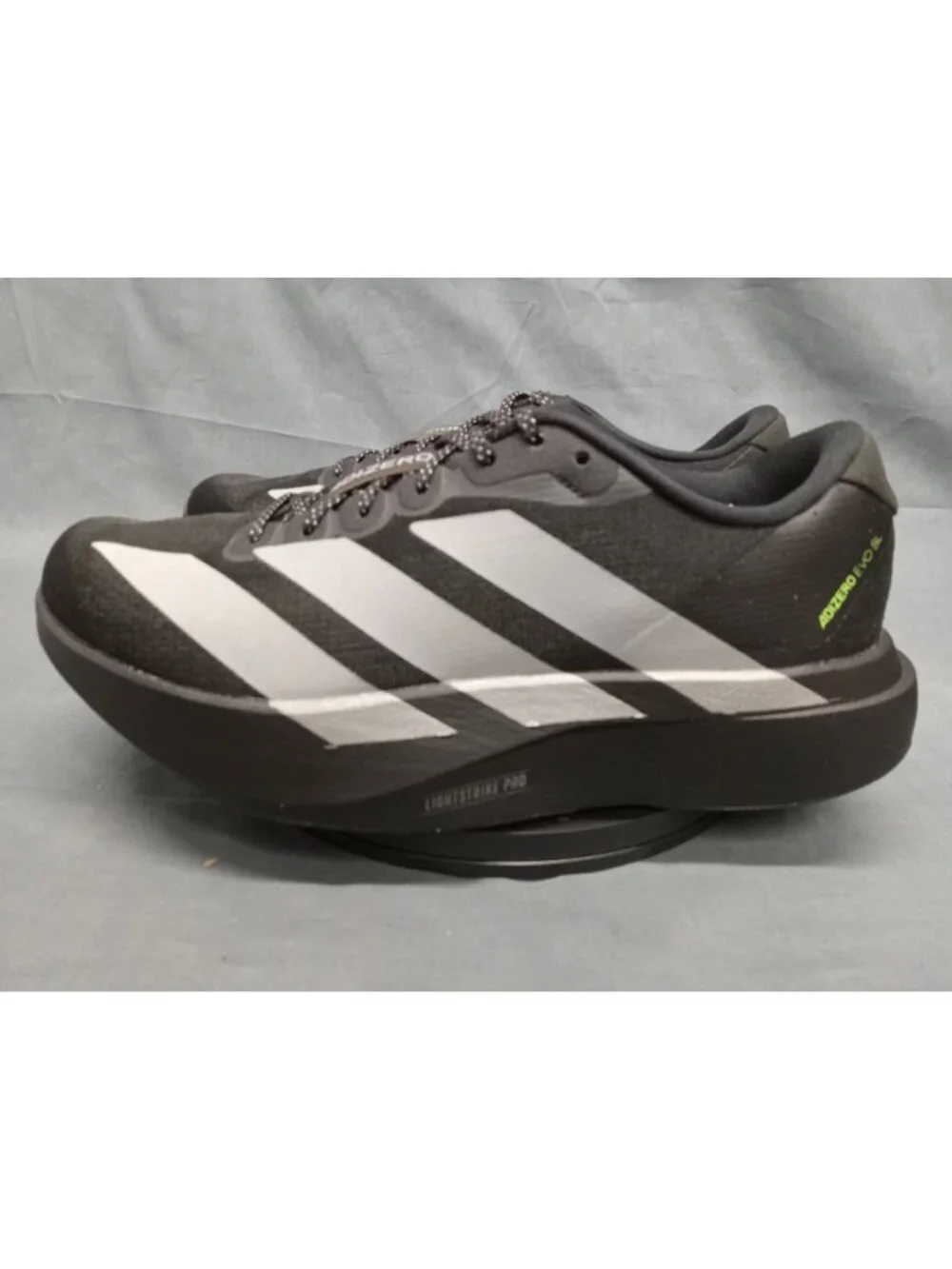 Adidas Adizero Evo SL J (GS) Black Silver Reflect KK3653 Boy Size 5.5 NEW NO BOX